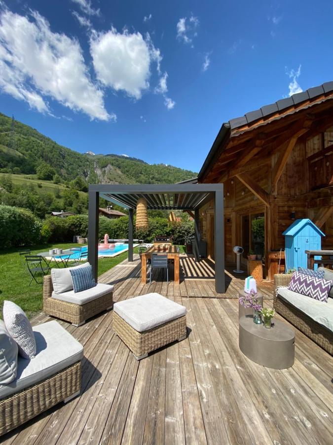 Grand Chalet A La Montagne บูร์-แซ็งต์-โมริซ ภายนอก รูปภาพ